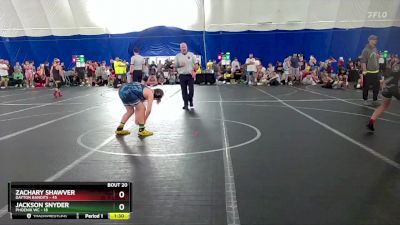 120 lbs Round 5 (8 Team) - Zachary Shawver, Dayton Bandits vs Jackson Snyder, Phoenix WC