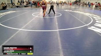 174 lbs Champ. Round 1 - Xavier Preston, Roanoke College vs Jacob Speed, Elizabethtown
