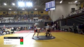 170 lbs Consolation - Michael Brady, Lawrenceville School vs Scott Behman, St. Sebastian`s School