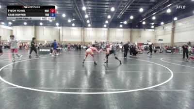 138 lbs Semifinal - Tyson Horel, Westside Wrestling Club vs Kase Hopper, Venice