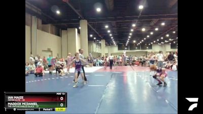 100 lbs Semis & Wb (16 Team) - Maddox McDaniel, The Untouchables Black vs Ian Maize, Moyer Elite