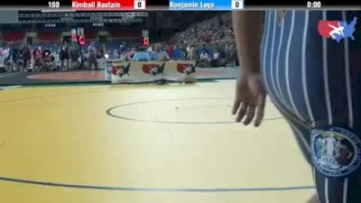 160 lbs round-1 Kimball Bastain Utah vs. Benjamin Loya Wyoming