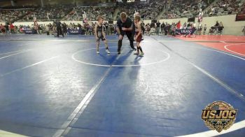 43 lbs Round Of 16 - Riley Tarwater, Eufaula Ironheads Wrestling Club vs Brantley Lynn, Lexington Wrestling Club