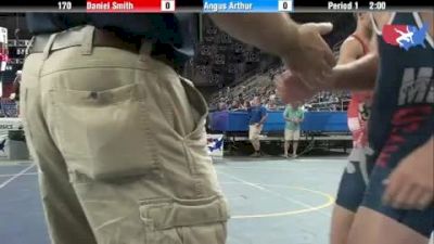 170 lbs round-1 Daniel Smith New York vs. Angus Arthur Michigan