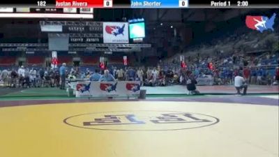 182 lbs round-1 Justan Rivera Georgia vs. John Shorter Pennsylvania