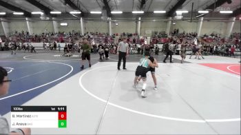 100 lbs Rr Rnd 1 - Beau Martinez, Aztec Youth Wrestling vs Joziah Anaya, Bad Cat Wrestling Club