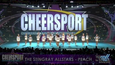 The Stingray Allstars - Marietta - Peach [2019 Medium Senior 5 Day 1] CHEERSPORT Nationals: Friday Night Live