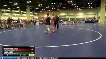 195 lbs Semis & Wb (16 Team) - Alex Rose, Terre Haute South (1) vs Korbyn Draper, Montana Williston