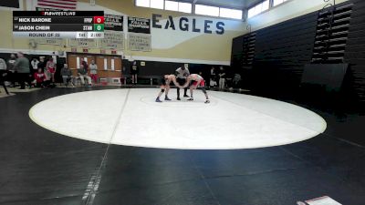 132 lbs Round Of 32 - Nick Barone, Fairfield Prep vs Jason Chein, Stamford