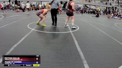 235 lbs Round 7 (8 Team) - Peyton Mullin, Crown City Queens Red vs Madelyn Hansen, Validus WC