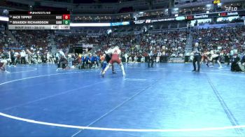 3A-215 lbs Champ. Round 1 - Braiden Richardson, Davenport North vs Jace Tippet, North Scott