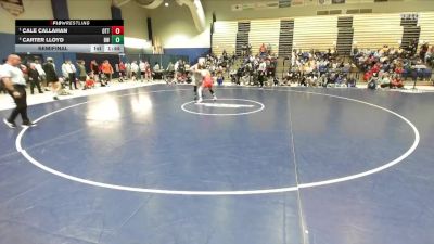 174 lbs Semifinal - Cale Callahan, Otterbein University vs Carter Lloyd, Baldwin Wallace