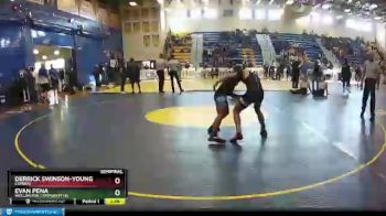 120 lbs Semifinal - Derrick Swinson-Young, Camden vs Evan Pena, Wellington Community Hs