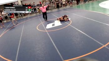 104-110 lbs Cons. Round 1 - Liam Powell, St Joseph Spartans vs Camden Talley, SOT-C