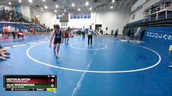 189 lbs 3rd Place Match - Silas Rinkenberger, Sage Valley Jr High vs Heston Blanton, Douglas Middle School