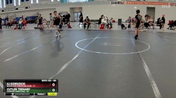 80 lbs Round 3 - Cutler Trenary, Caveman Wrestling vs Aj Dziedzicki, Black Hive Wrestling Club