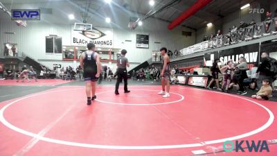 130-140 lbs Rr Rnd 5 - Alek Aguilar, Fort Gibson Youth Wrestling vs Jax Reeves, Checotah Matcats