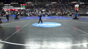 133 lbs Cons. Round 4 - James Day, Wabash vs Isaias Torres, Ithaca