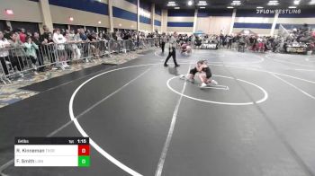 64 lbs Rr Rnd 3 - Regan Kinneman, Thorobred WC vs Faylinn Smith, Lionheart