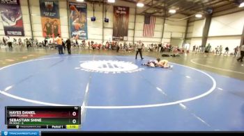 72 lbs Rd# 8- 12:30pm Saturday Final Pool - Sebastian Shine, PA Gold vs Hayes Daniel, Team Michigan