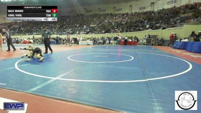 88 lbs Consi Of 32 #2 - Max Miner, Yukon vs Abel Vigil, Team Choctaw