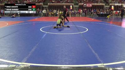 69 lbs Champ. Round 2 - Ridge Barnes, Dillon Wrestling Club vs Kruz Aguayo, Team Champs