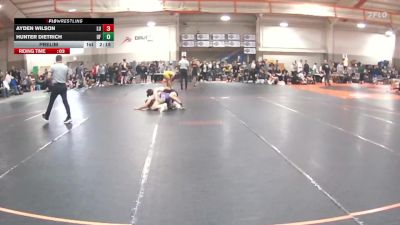 165 lbs Prelim - Ayden Wilson, LOURDES UNIV vs Hunter Dietrich, Findlay