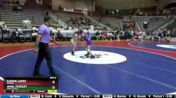 140 lbs 3rd Place Match - Karime Lopez, Rogers vs April Stanley, Fayetteville