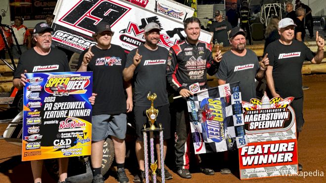 Brent Marks Beats Anthony Macri in PA Speedweek Classic at Hagerstown
