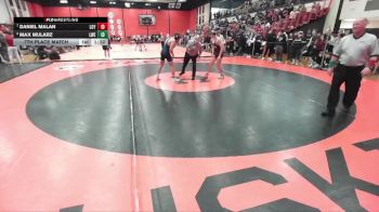 157 lbs 7th Place Match - Daniel Malan, Wilmette (LOYOLA) vs Max Mularz, Frankfort (LINCOLN-WAY EAST)