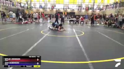 132 lbs Cons. Round 3 - Wylie Johnson, Iowa vs Sam Robinson, Iowa