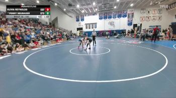 100 lbs Champ. Round 2 - Penny Neubauer, Upton vs Olivia Reynolds, Central