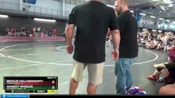 48 lbs Round 3 (10 Team) - Brynlee Hollandsworth, Strong House vs Kennedy Wheeler, Big Money Movin