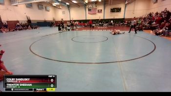 150 lbs Round 1 (10 Team) - Trenton Sheehan, Moorcroft vs Colby Sandusky, Torrington