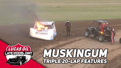 Highlights | 2023 Lucas Oil Late Models Friday at Muskingum County Speedway