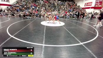 175 lbs Semifinal - Sam Thornhill, Rock Springs vs Brady Roberts, Evanston