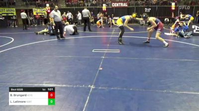 155 lbs Round Of 16 - Bryce Brungard, Keystone Central vs Logan Latimore, North East