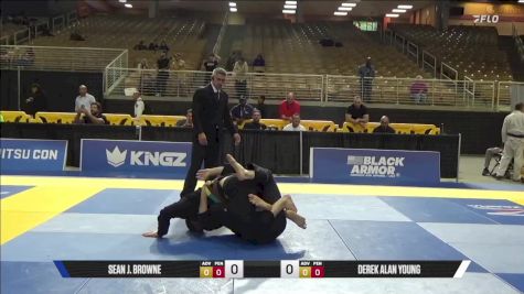 Derek Alan Young vs Sean J. Browne 2025 Pan Jiu Jitsu IBJJF Championship