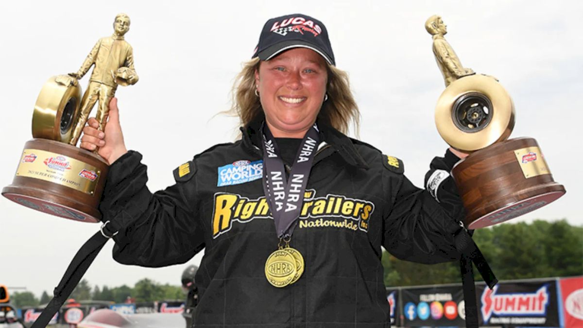 Lauren Freer Becomes First Woman To Double-Up At An NHRA National Event