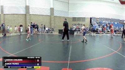 49-53 lbs Round 1 - Landon Childers, IN vs Aaron Munks, IL