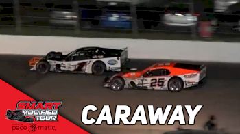 Highlights | 2023 SMART Modified Tour at Caraway Speedway
