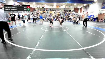 138 lbs 1st Place Match - Moses Mendoza, Gilroy vs Mathius Garza, Etiwanda