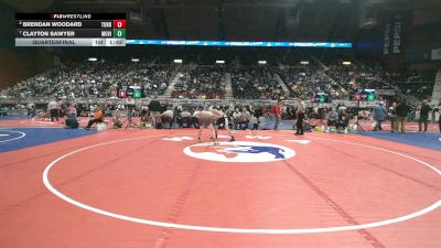 3A-144 lbs Quarterfinal - Clayton Sawyer, Mountain View vs Brendan Woodard, Torrington