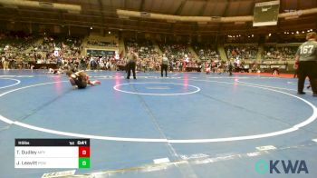 110 lbs Round Of 16 - Truitt Dudley, Mannford Pirate Youth Wrestling vs Jagger Leavitt, Ponca City Wildcat Wrestling