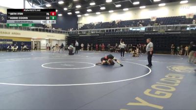 174 lbs Quarterfinal - Kodie Cooks, Cuesta College vs Seth Iten, Palomar College