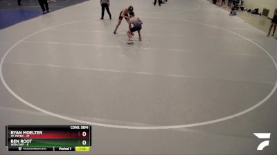 150 lbs Semis & 1st Wrestleback (8 Team) - Ryan Moelter, St. Peter vs Ben Root, WEM/JWP