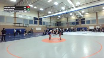 170lbs Cons. Round 2 - Ruby Espinoza, Camas (Girls) vs Katia Doiron, North Creek (Girls)