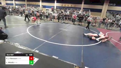 130 lbs Quarterfinal - Ruby Julien-Newsom, Torrey Pines HS vs London Woods, 3F Wrestling