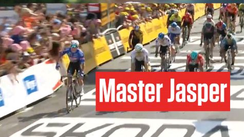 Watch Van Der Poel Lead Jasper Philipsen To Stage 3 Win In Tour de France