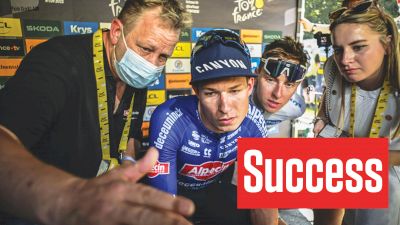 Van Der Poel Helps Team To TDF Success